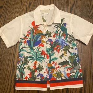 Gucci Tropical button up shirt - Little boys size 4